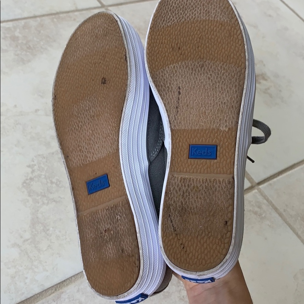 Keds triple decker metallic shimmer sneakers - Picture 6 of 7